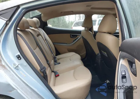 2013 Hyundai Elantra Limited z USA, uszkodzony, nr VIN KMHDH4AE8DU660972